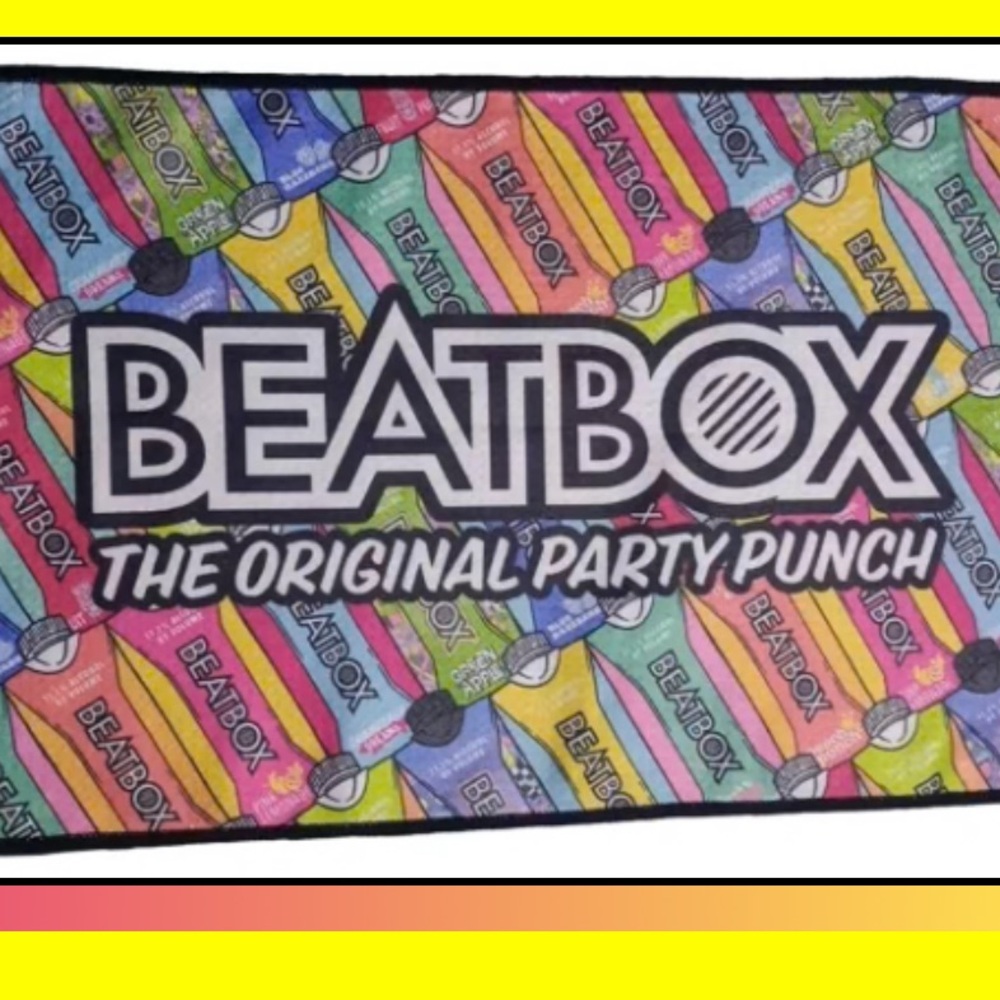 BeatBox Colorful Party Punch Towel